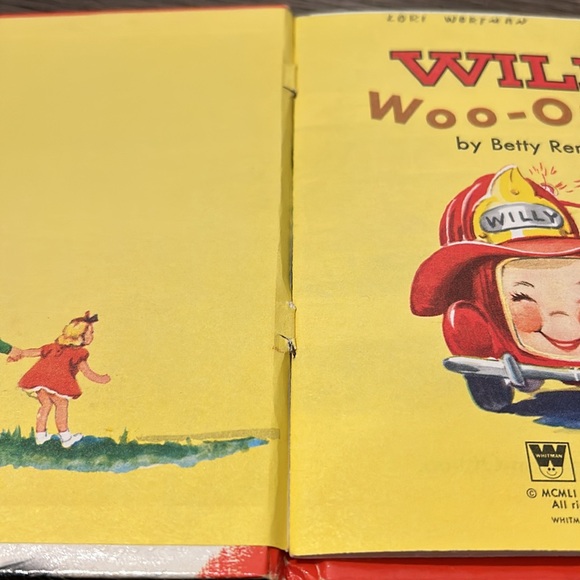 Digger Dan Willy Woo-oo-oo collectible Whitman Tell a tale books rare and nice - Picture 11 of 16